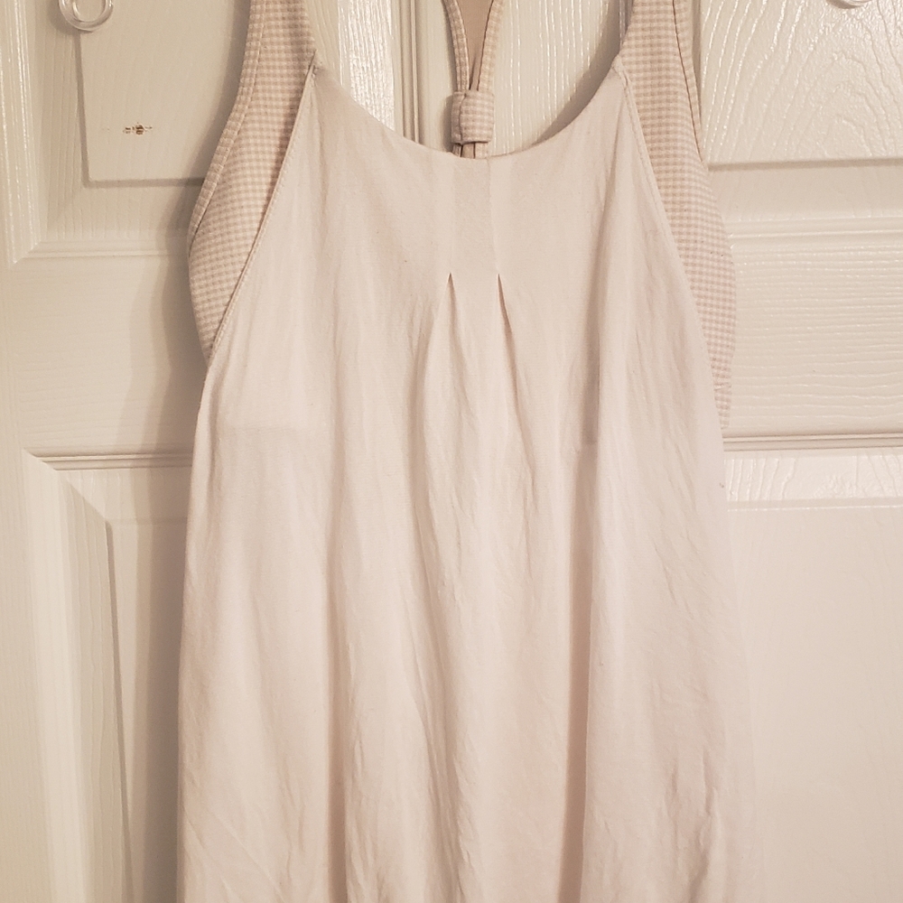 White Lululemon Tank